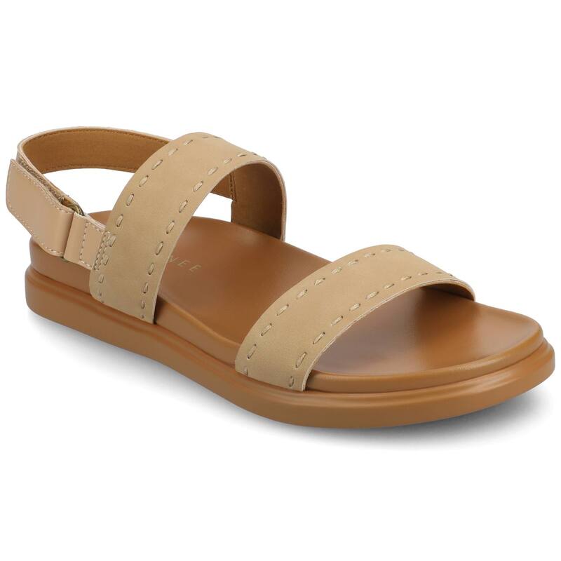 ジャーニー レディース シューズ サンダル Journee Milie Women's Multi Strap Sandalsand サンド｜ReVida 店