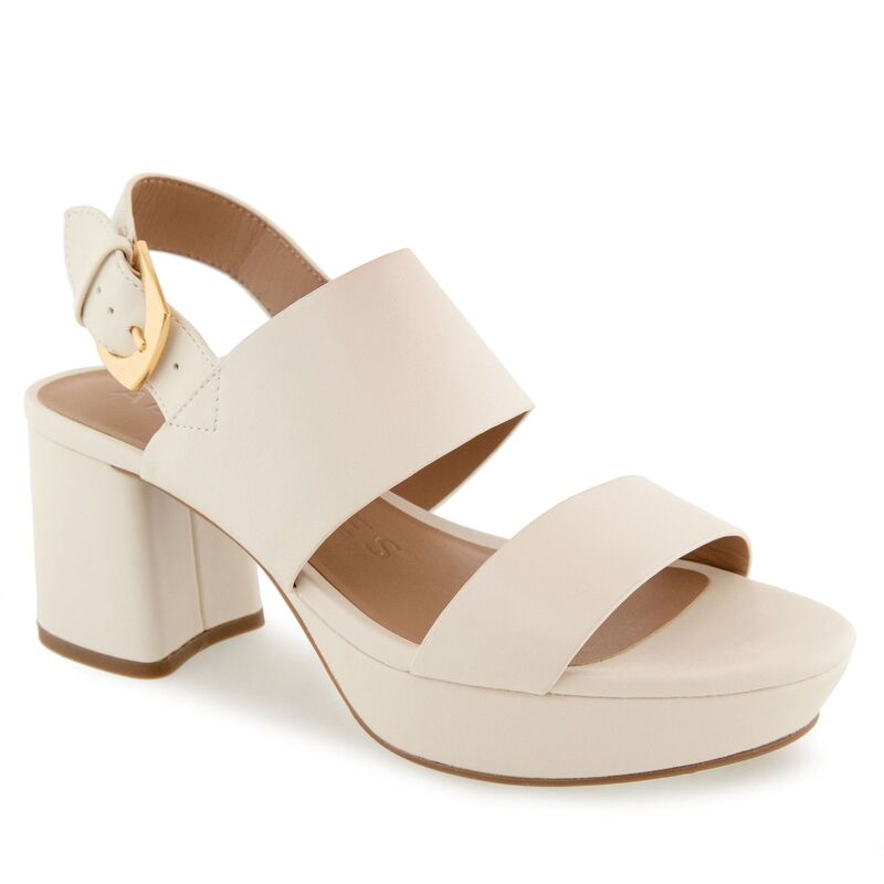 エアロソールズ レディース シューズ パンプス プラットフォーム サンダル Aerosoles Camilia Women's Platform Sandals Eggnog|ReVida 店