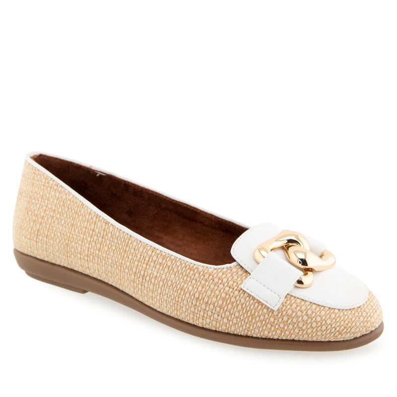 エアロソールズ レディース シューズ サンダル Aerosoles Bell Women's Ballet Flats Natural
