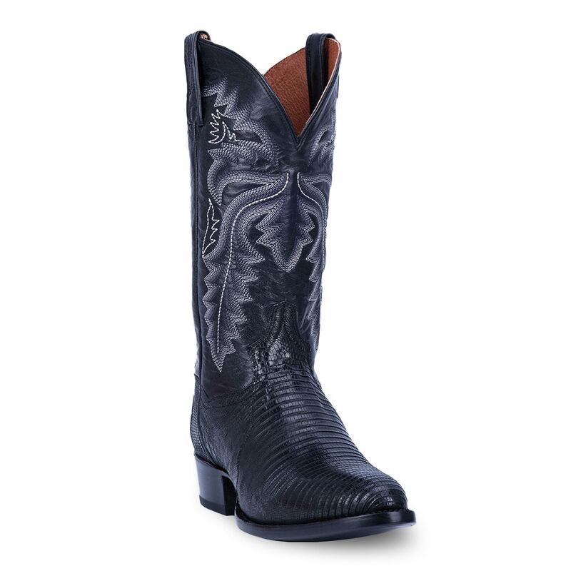 ダンポスト メンズ シューズ ブーツ・レインブーツ Dan Post Winston Men's Lizard Cowboy Boots Black ブラック