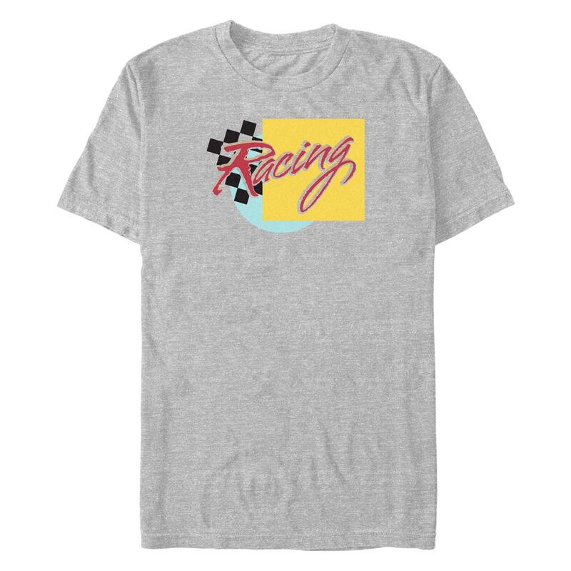 アニメキャラクター メンズ トップス Tシャツ トール グラフィック Licensed Character Big & Tall Racing Poster Graphic Tee Athletic Heather ヘザー｜ReVida 店