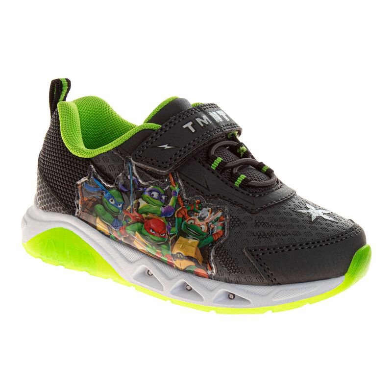 アニメキャラクター レディース シューズ スニーカー Tシャツ Licensed Character Teenage Mutant Ninja Turtles Light-Up Toddler Boys' Sneakers Black ブラック