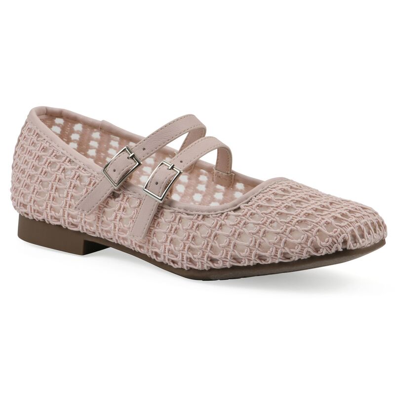 クリフバイホワイトマウンテン レディース シューズ サンダル Cliffs by White Mountain Besnik Women's Mary Jane Flats Light Pink Fabric ピンク｜ReVida 店