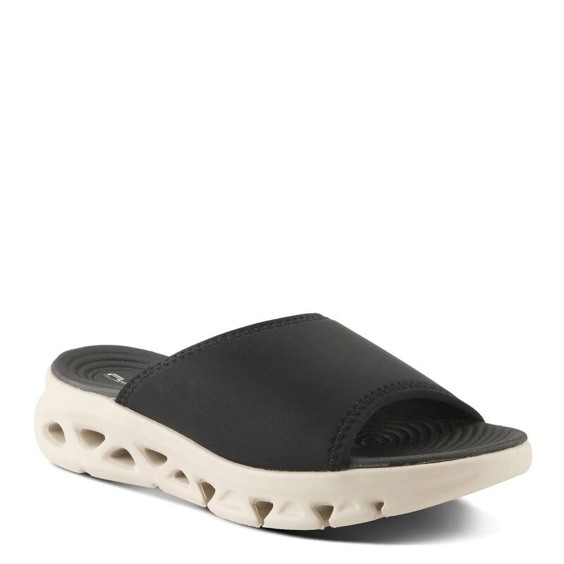 フレクサス レディース シューズ サンダル Flexus by Spring Step Women's Haley Slide Sandals Black ブラック