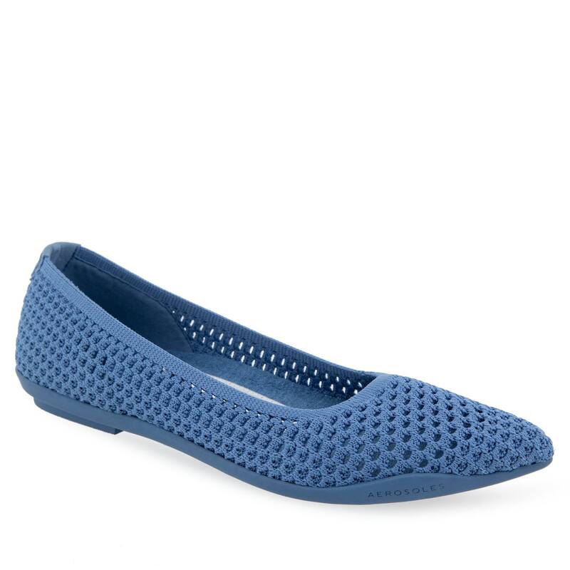 エアロソールズ レディース シューズ サンダル ニット Aerosoles Danielle Women's Knit Ballet Flats Blue Jean ブルー 14,804円