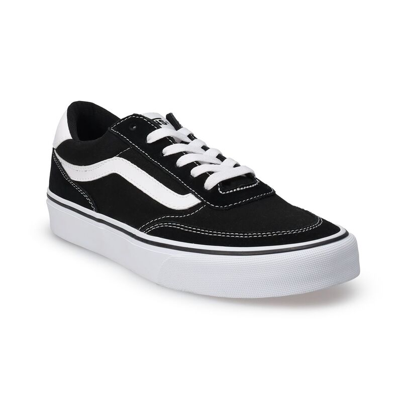 バンズ メンズ シューズ スニーカー Vans Brooklyn LS Men\u0027shoes Black White 白いこと