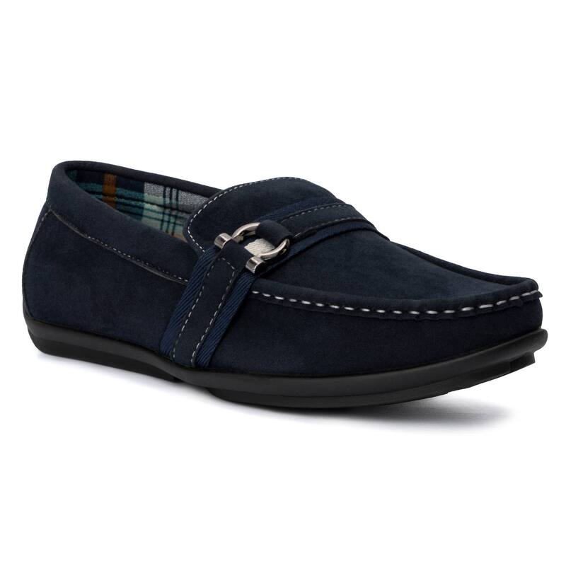 エックスレイ レディース シューズ スリッポン・ローファー Xray Murphy Little Kid / Big Kid Boys' Dresshoes Navy ネイビー｜ReVida 店