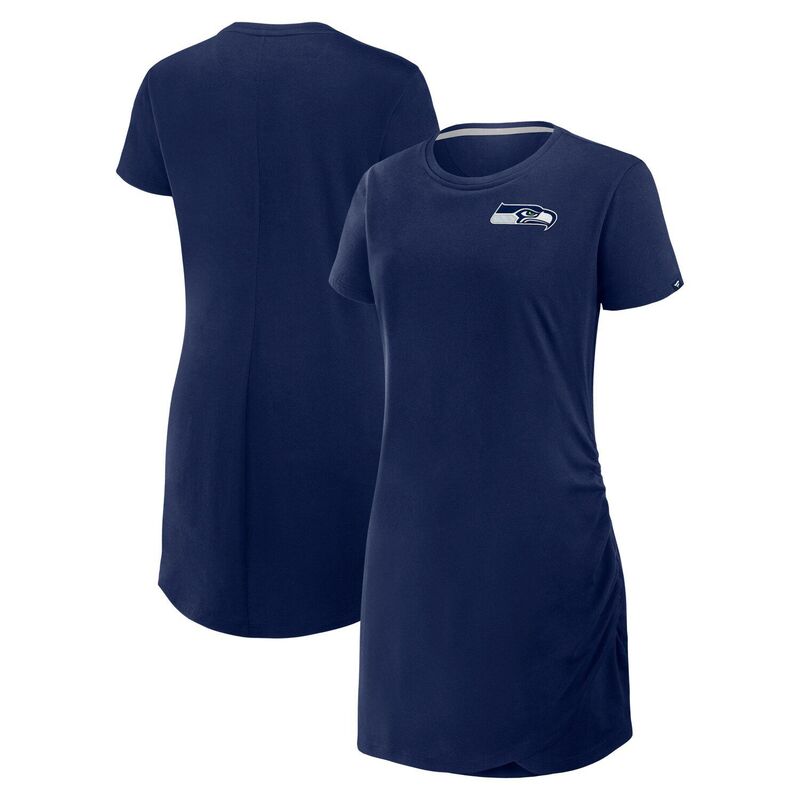 ファナティクス レディース トップス ワンピース リラックスフィット ドレープ Women's Fanatics College Navy Seattle Seahawks Relaxed Fit Drape Dressea Multi マルチカラー