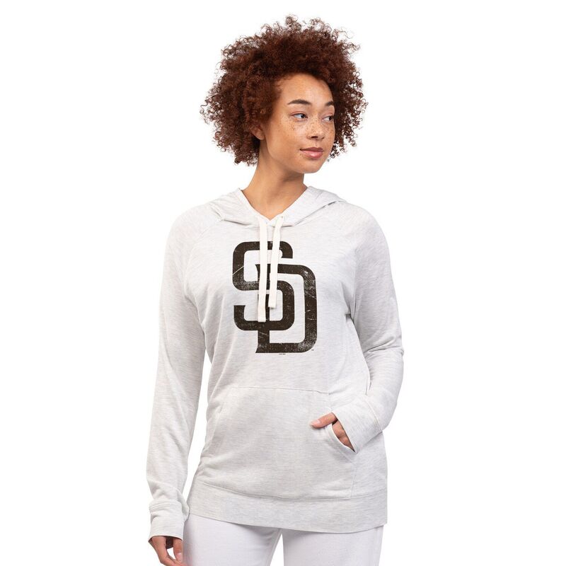 ジースリー フォーハー バイ カール バンクス レディース トップス Tシャツ パーカー Women's G-III 4Her by Carl Banks Oatmeal San Diego Padres Pregame Pullover Hoodie Pad Multi マルチカラー