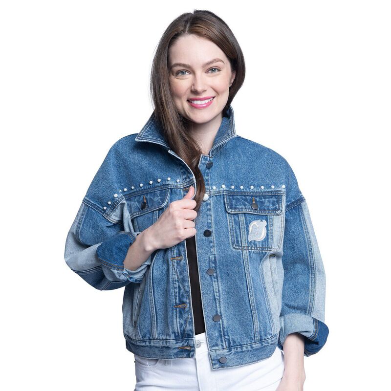 カール バンクス レディース アウター ジャケット・ブルゾン デニム ジャージー Women's G-III Sports by Carl Banks New Jersey Devils Buzzer Beater Button-Up Denim Jacket Nhlight デニム