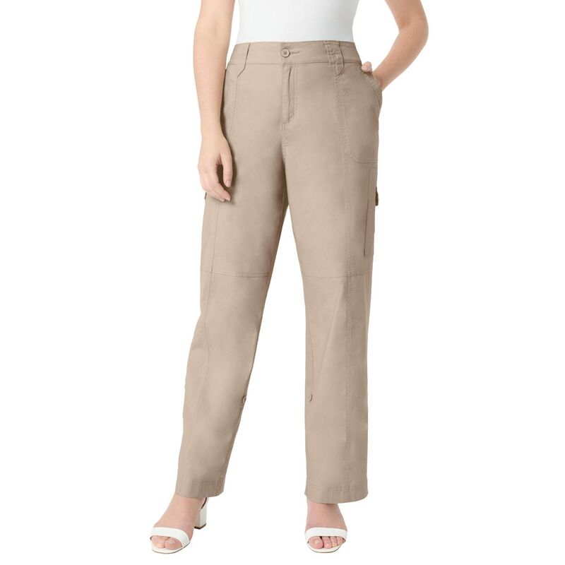 ロアマンズ レディース ボトムス カジュアルパンツ カーゴパンツ プラスサイズ Roaman's Women's Plusize Convertible Cargo Pantsandy Beige ベージュ 15,106円