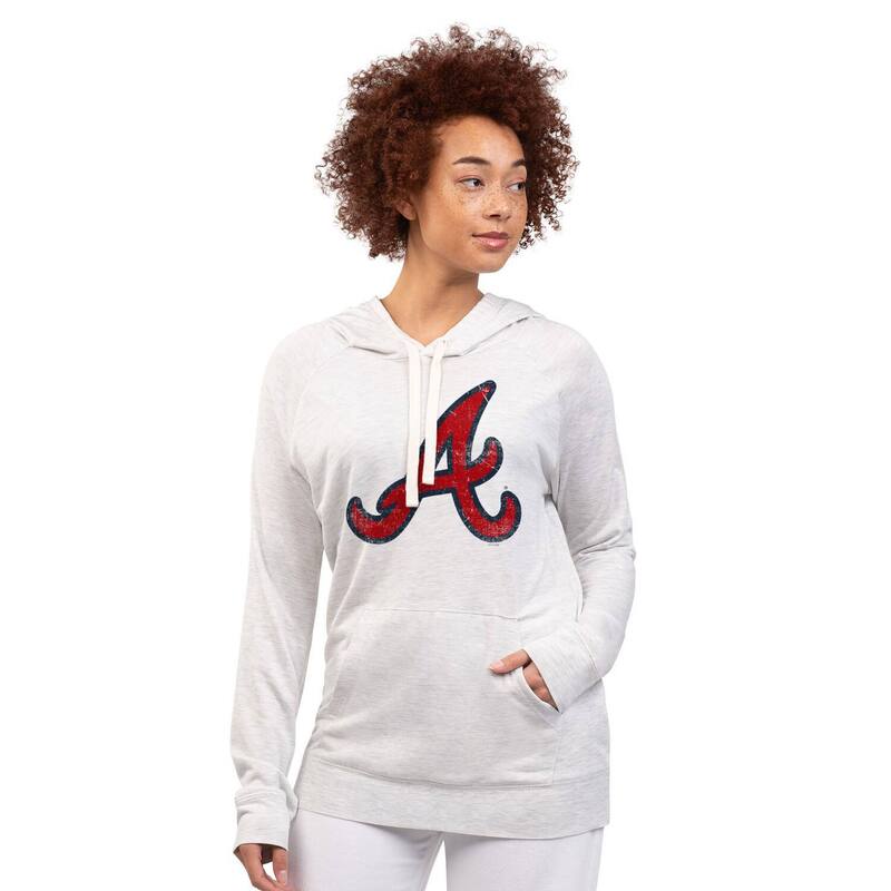ジースリー フォーハー バイ カール バンクス レディース トップス Tシャツ パーカー Women's G-III 4Her by Carl Banks Oatmeal Atlanta Braves Pregame Pullover Hoodie Brv Multi マルチカラー