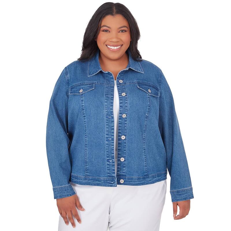 アルフレッド ダナー レディース アウター ジャケット・ブルゾン プラスサイズ デニム Plusize Alfredunner Classic Fit Denim Jacket Medium Denim デニム