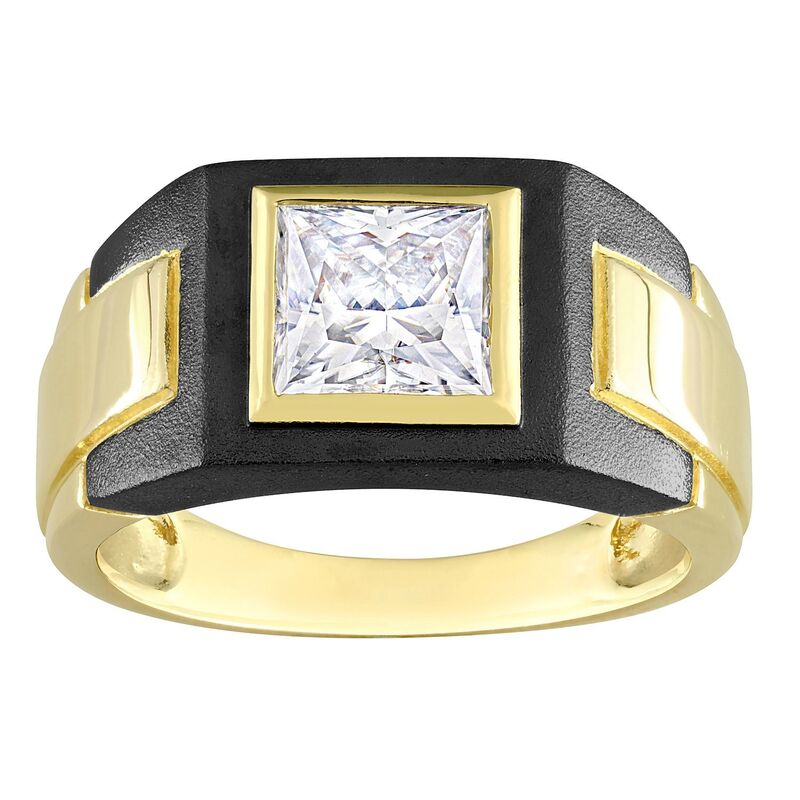 ステラ グレース メンズ アクセサリー リング Stella Grace Men's Two Tone Sterling Silver Lab-Created Moissanite Solitaire Ring Two Tone シルバー