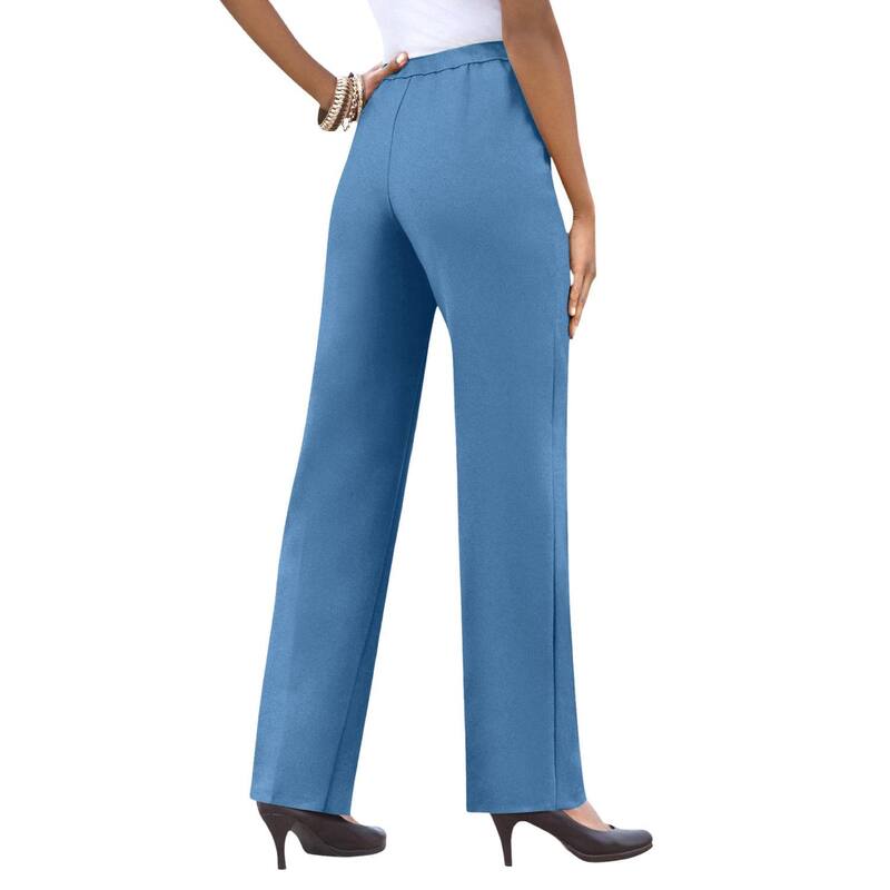 ロアマンズ レディース ボトムス カジュアルパンツ プラスサイズ Roaman's Women's Plusize Classic Bend Over Pant Dusty Indigo インディゴ｜ReVida 店