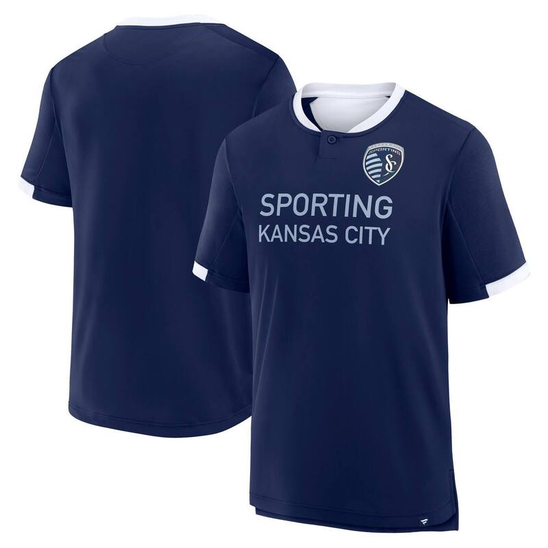 ファナティクス メンズ トップス Tシャツ Men's Fanatics Navy Sporting Kansas City Stoppage Time Striker T-Shirt Spt Navy ネイビー