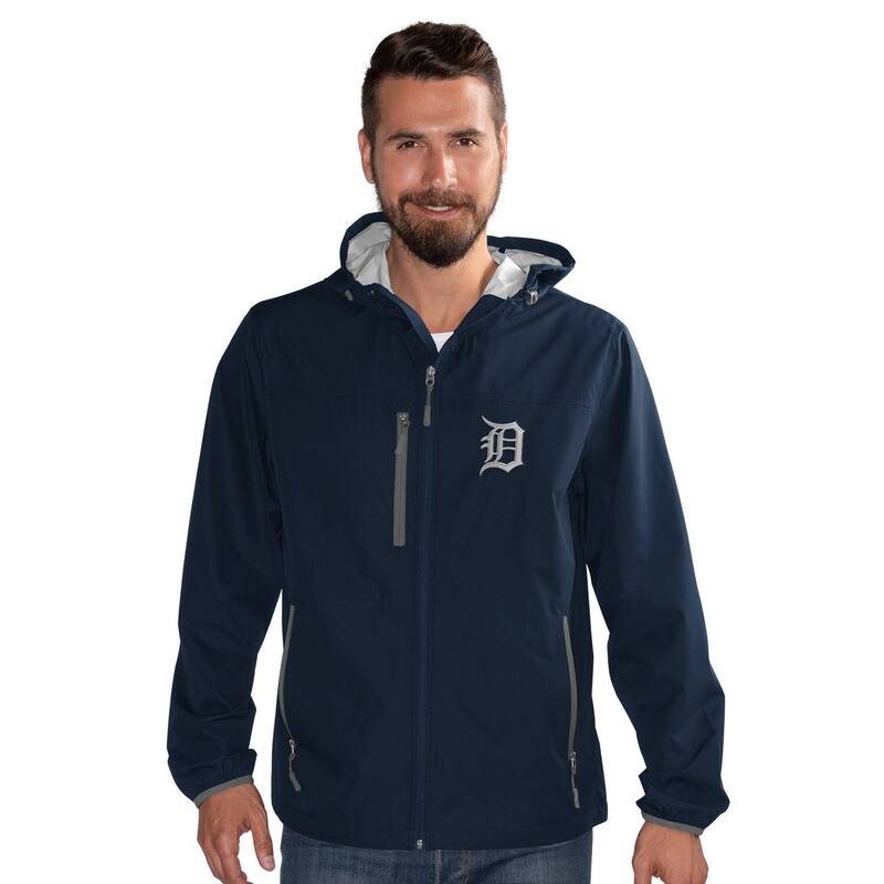 カール バンクス メンズ アウター ジャケット・ブルゾン パーカー Men'sG-III Sports by Carl Banks Navy Detroitigers Double Play Full-Zip Hoodie Jacketgr Navy ネイビー|ReVida 店