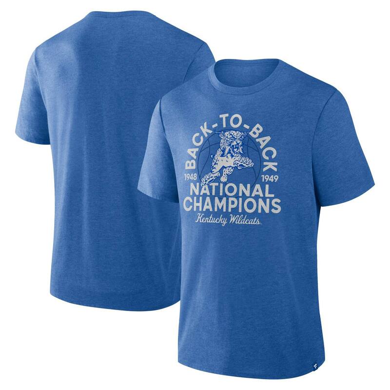 ファナティクス メンズ トップス Tシャツ ダウン Men's Fanatics Royal Kentucky Wildcats Dynamic Showdown Tri-Blend T-Shirt Ken Blue ブルー