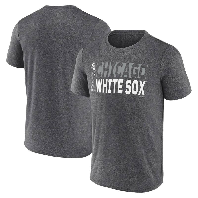 ファナティクス メンズ トップス Tシャツ Men's Fanatics Heather Charcoal Chicago White Sox Fundamentalshoot For The Sky T-Shirt Sox Charco ホワイト