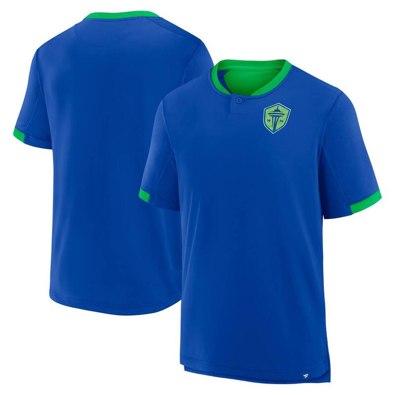 ファナティクス メンズ トップス Tシャツ Men's Fanatics Blue Seattle Sounders FC Stoppage Time Striker T-Shirt Snd Blue ブルー