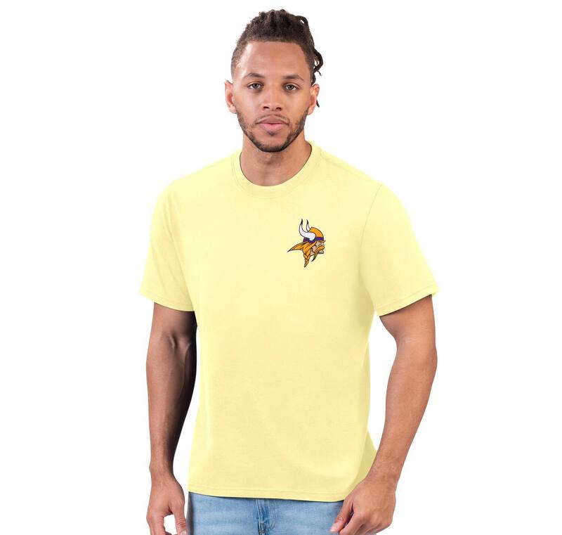 マルガリータビル メンズ トップス Tシャツ Men's Margaritaville Yellow Minnesota Vikings Wastin' Away T-Shirt Mvk Yellow イエロー