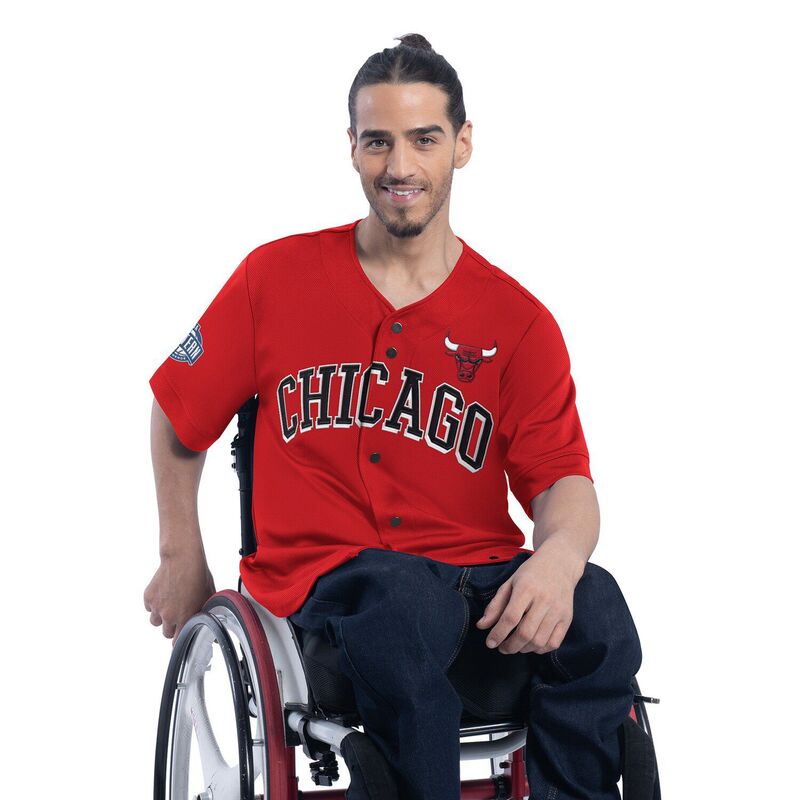 カール バンクス メンズ トップス Tシャツ ジャージー Men G-III Sports by Carl Banks Red Chicago Bulls Adaptive Star Player Fashion Baseball Jersey Bul Red レッド