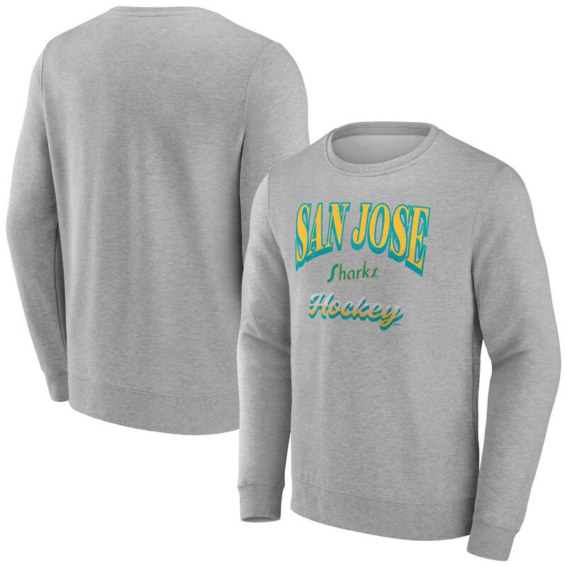 ファナティクス メンズ トップス Tシャツ スウェット フリース Men's Fanatics Gray San Jose Sharks Lighthe Candle Fleece Pullover Sweatshirt Sks Grey グレー