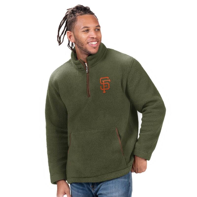 カール バンクス メンズ トップス Tシャツ フリース ジャケット Men'sG-III Sports by Carl Banks Hunter Green San Francisco Giants Everest Fleece Quarter-Zip Jacket Gnt Multi マルチカラー