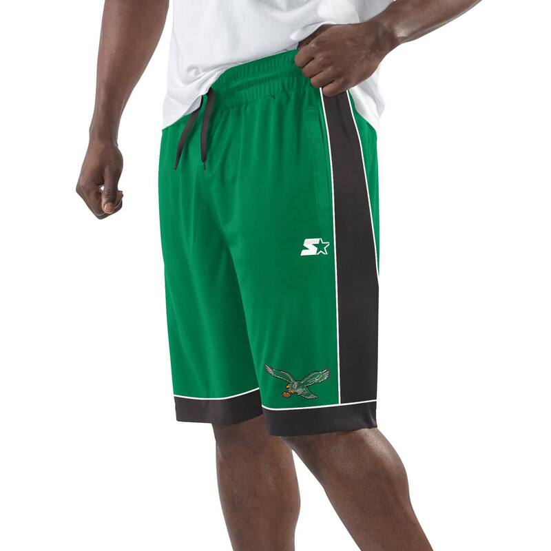 スターター メンズ ボトムス ハーフパンツ・ショーツ ヴィンテージ ショートパンツ ロゴ Men'sStarter Green Philadelphia Eagles Vintage Logo Fan Favorite Shorts Eagreen グリーン