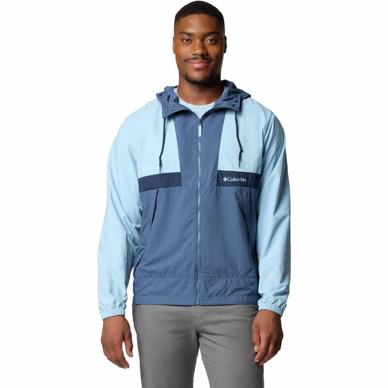 コロンビア メンズ アウター ジャケット・ブルゾン Men Columbia Spire Valley Hooded Windbreakeripple Blue ブルー