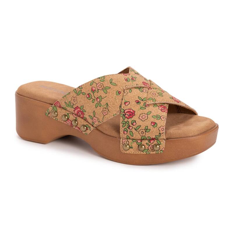 ムクルクス レディース シューズ サンダル MUK LUKS Women's Cadence Comfortable Casual Sandals Nautral Floral