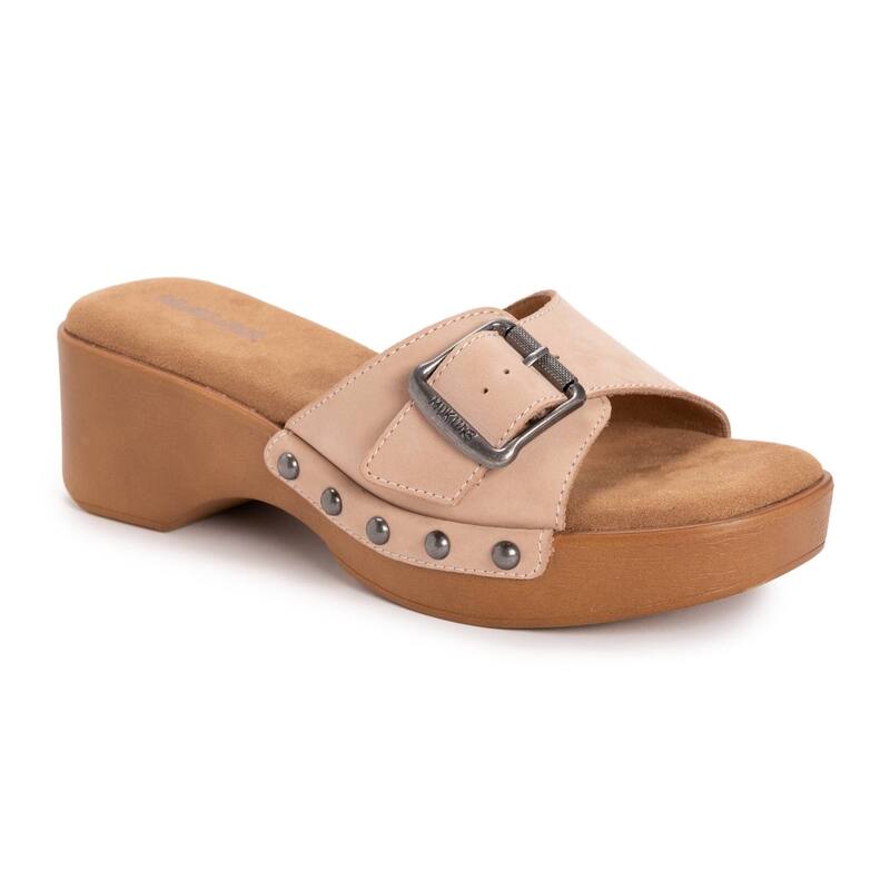 ムクルクス レディース シューズ サンダル MUK LUKS Women's Cora Comfort Sandals Blush Nubuck ブラッシュ