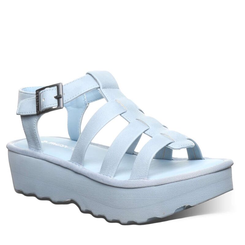 ベアパウ レディース シューズ サンダル プラットフォーム Bearpaw High Seas Women's Platform Buckle Sandals Tourmaline Blue ブルー