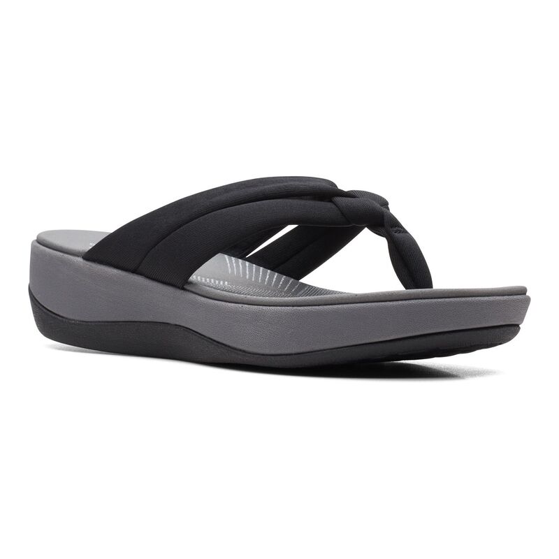 クラークス レディース シューズ サンダル Clarks Cloudsteppers Arla Kaylie Women's Flip Flop Sandals Black ブラック