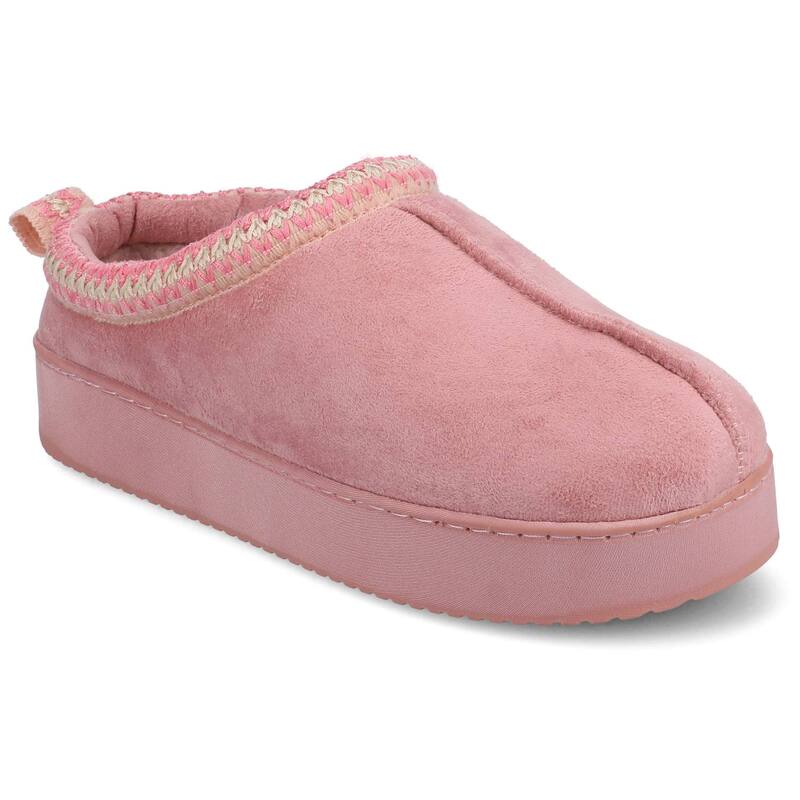 ジャーニー レディース シューズ サンダル Journee Connway Women'slip-On Cushioned Clog Slippers Pink ピンク