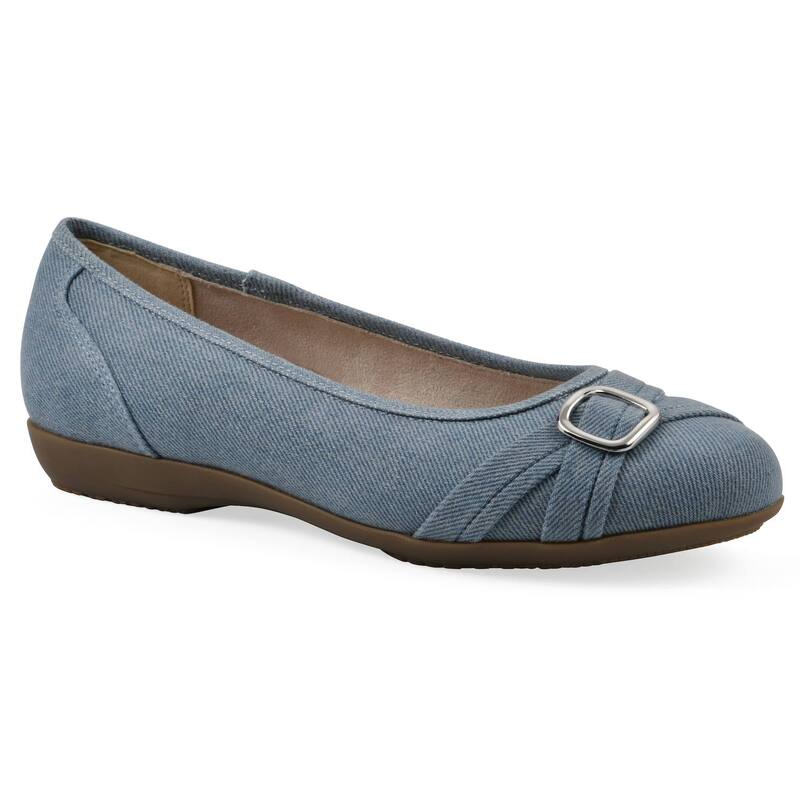 クリフバイホワイトマウンテン レディース シューズ サンダル Cliffs by White Mountain Calming Women's Ballet Flats Denim Blue Fabric デニム|ReVida 店