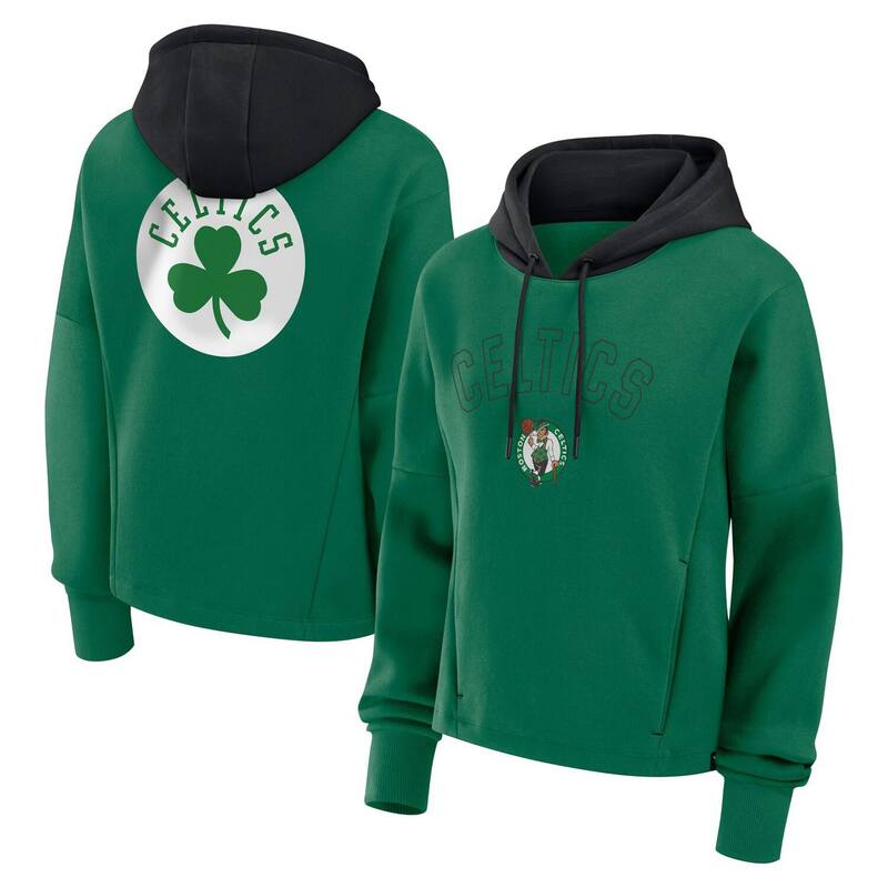 ファナティクス レディース トップス Tシャツ パーカー Women's Fanatics Kelly Green Boston Celtics Post Up Boxy Pullover Hoodie Cel Green グリーン
