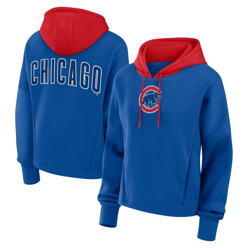 ファナティクス レディース トップス Tシャツ パーカー Women's Fanatics Royal Chicago Cubs Oversized Legacy Favorite Spectator Pullover Hoodie Cublue ブルー