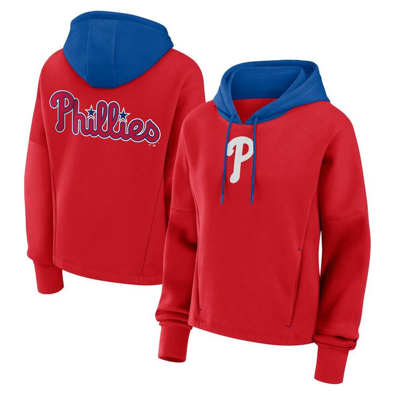 ファナティクス レディース トップス Tシャツ パーカー Women's Fanatics Red Philadelphia Phillies Oversized Legacy Favorite Spectator Pullover Hoodie Phl Red レッド