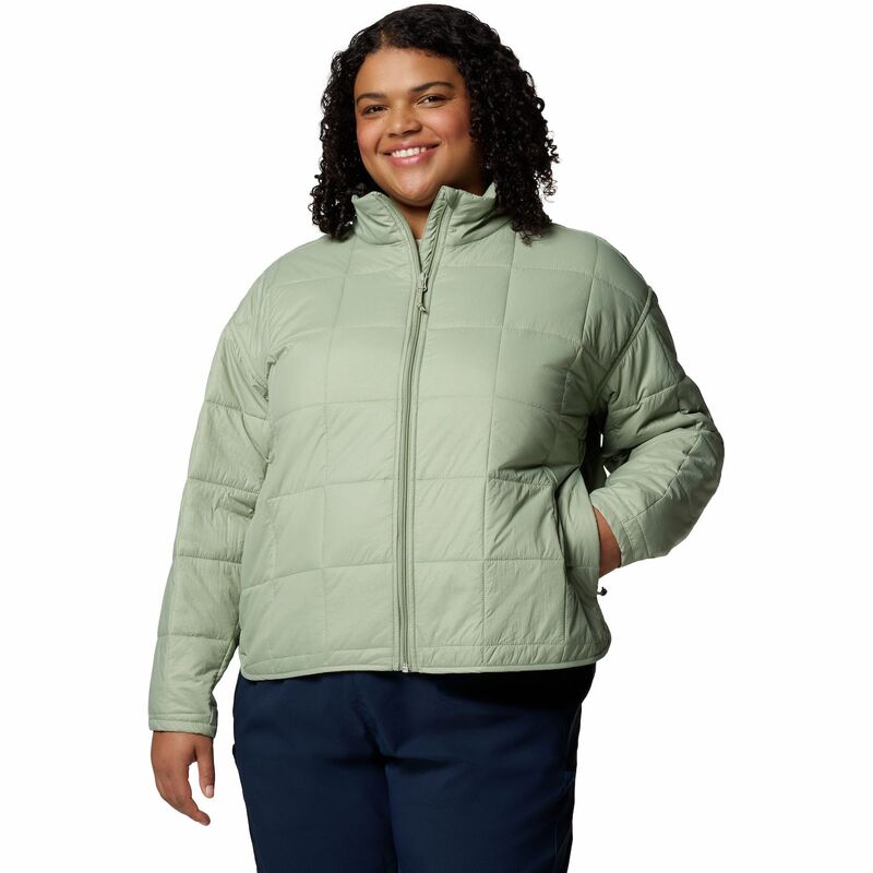 コロンビア レディース アウター 上衣・上衣 つけ加える大きさ キルティング Plusize Columbia Sienna Hill Quilted Jacket Safari
