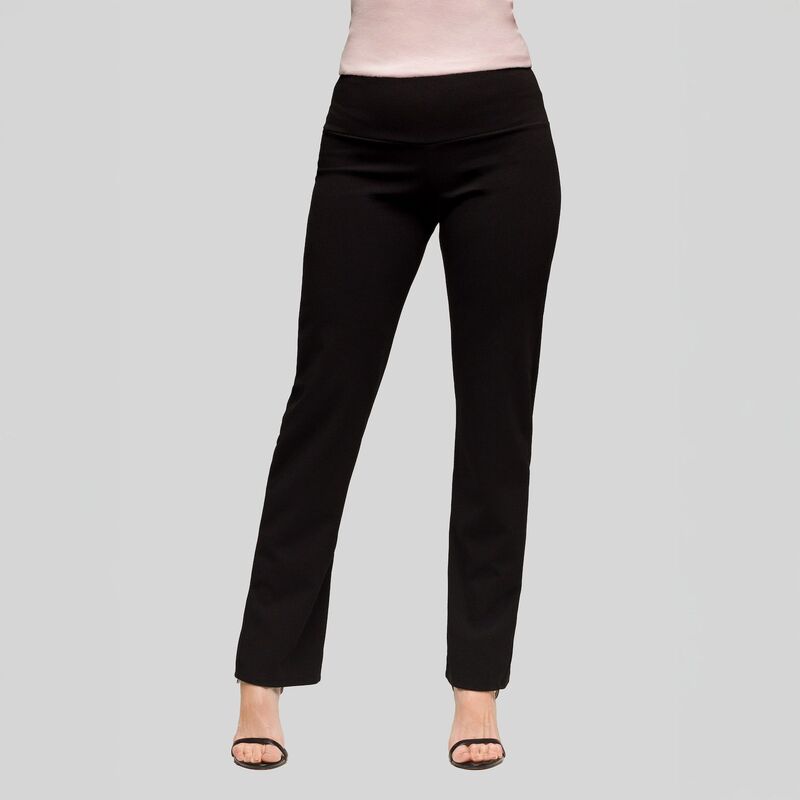 24 セブンコンフォート レディース ボトムス 心地好いズボン下 ご機嫌酉の方角 Women\u0027s 24Seven Comfort Apparel High Waistretch Dress Pants Black 黒いこと
