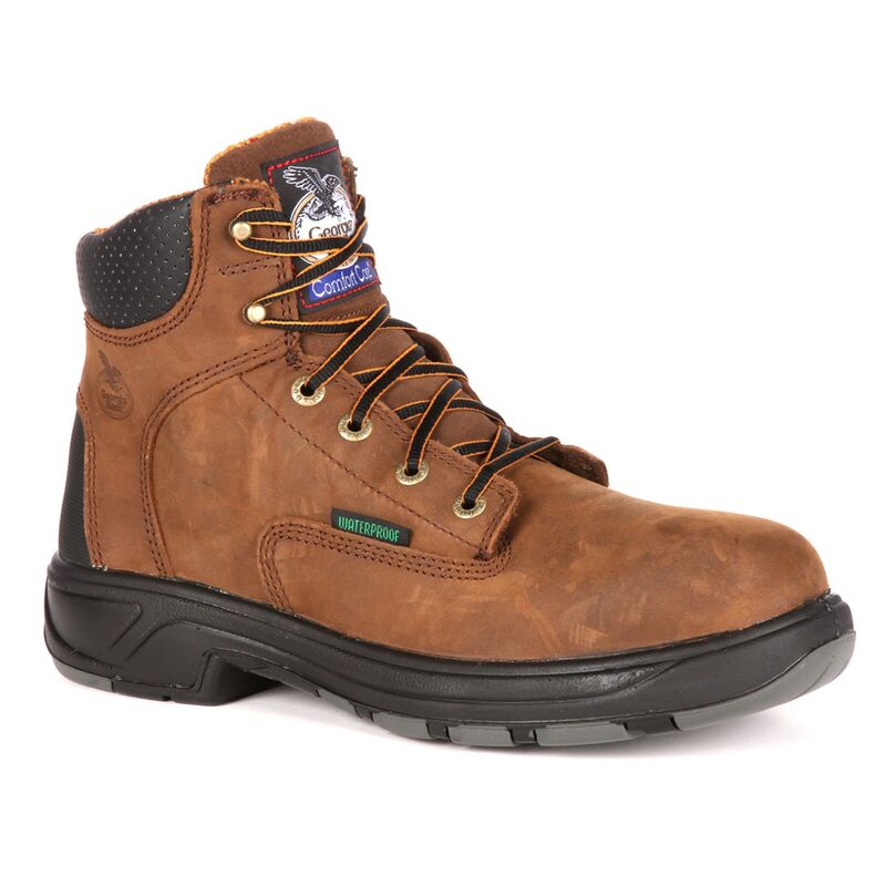 ジョージアブーツ メンズ シューズ ブーツ・レインブーツ Georgia Boots Fixpoint Men\u0027s 6-インチ. Waterproof Work Boots Brown 赤銅色