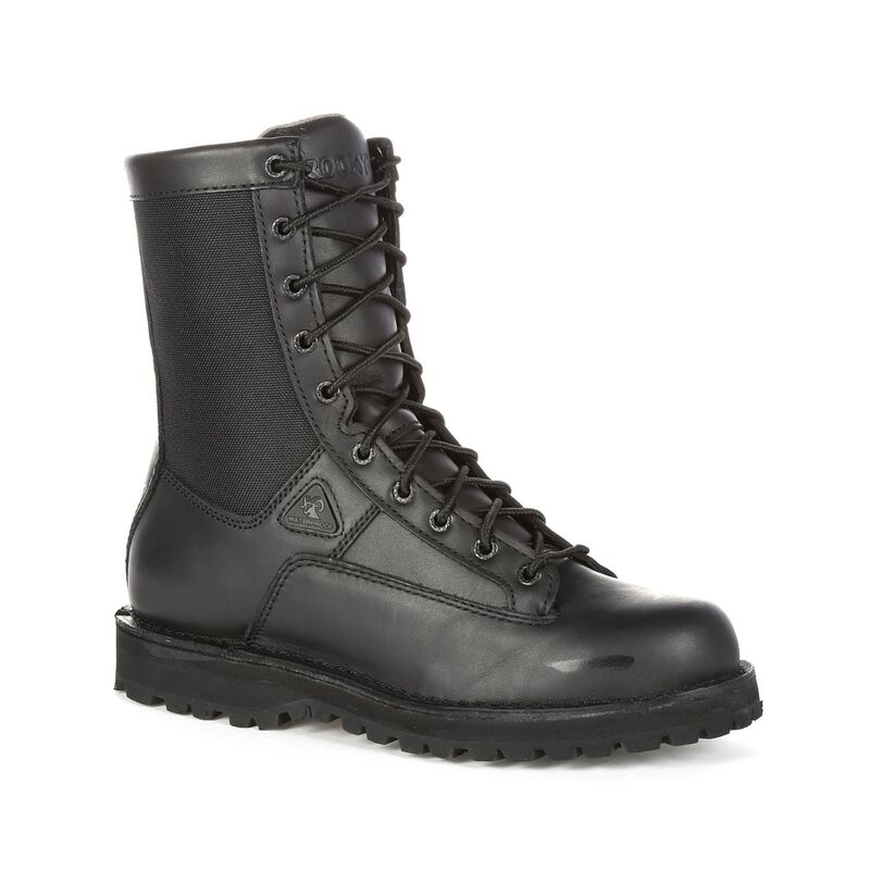 ロッキー メンズ シューズ ブーツ・レインブーツ Rocky Portland Men\u0027s Waterproof Work Boots Black 黒いこと