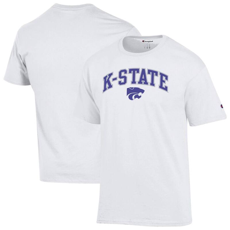 チャンピオン メンズ トップス Tシャツ ロゴ MenChampion White Kansastate Wildcats Arch Over Logo T-Shirt Kst White ホワイト