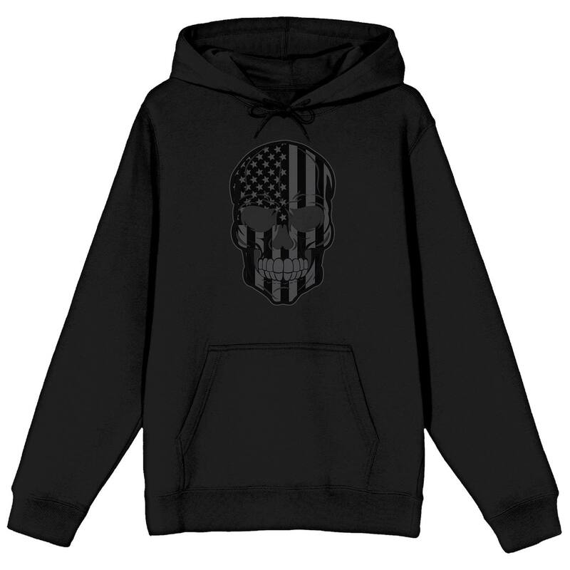 アニメキャラクター メンズ トップス Tシャツ パーカー グラフィック Licensed Character Men'skull Graphic Hoodie Black ブラック｜ReVida 店