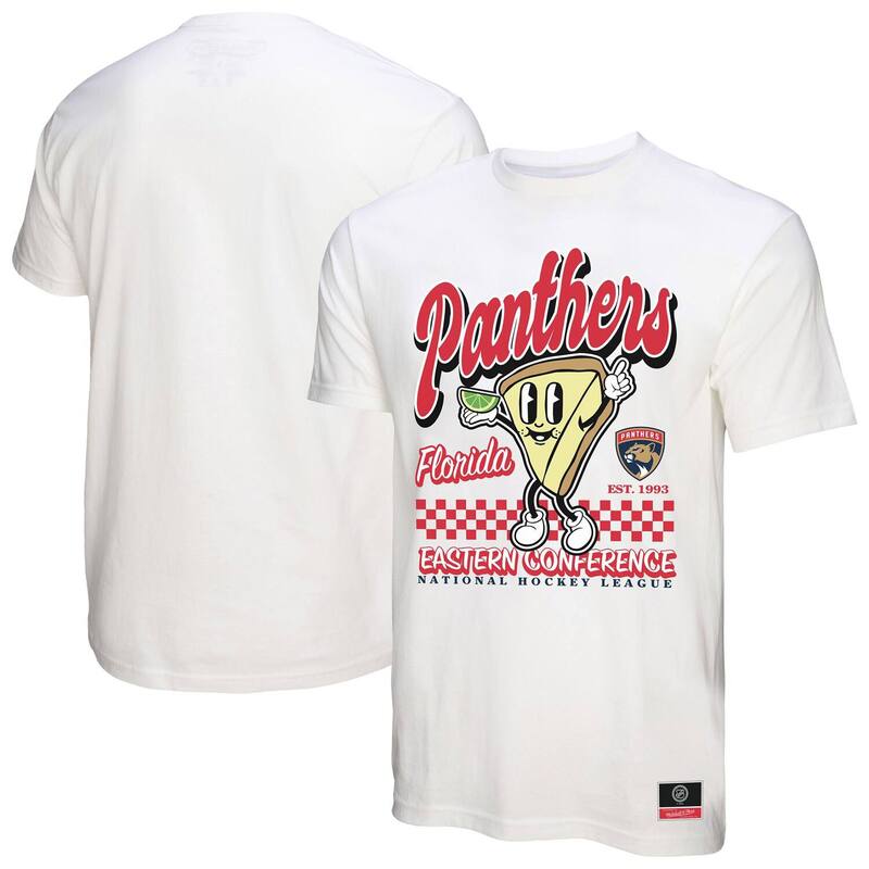 ミッチェル&ネス メンズ トップス Tシャツ Men's Mitchell & Ness White Florida Panthers Local Food T-Shirt Pnt White ホワイト