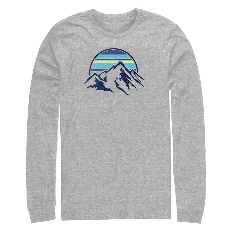 アニメキャラクター メンズ トップス Tシャツ トール グラフィック Licensed Character Big & Tall Stripe Moon Rise Long Sleeve Graphic Tee Athletic Heather ヘザー