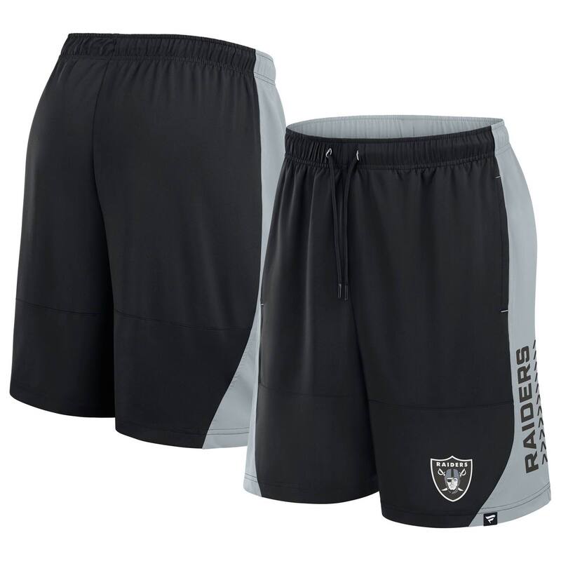 ファナティクス メンズ ボトムス 二分の一ズボン下・さる股引き 遊撃手ズボン下 Men\u0027s Fanatics Black Las Vegas Raiders No Defense Shorts Lvr Black 黒いこと ズボン・パンツ-メンズファッション