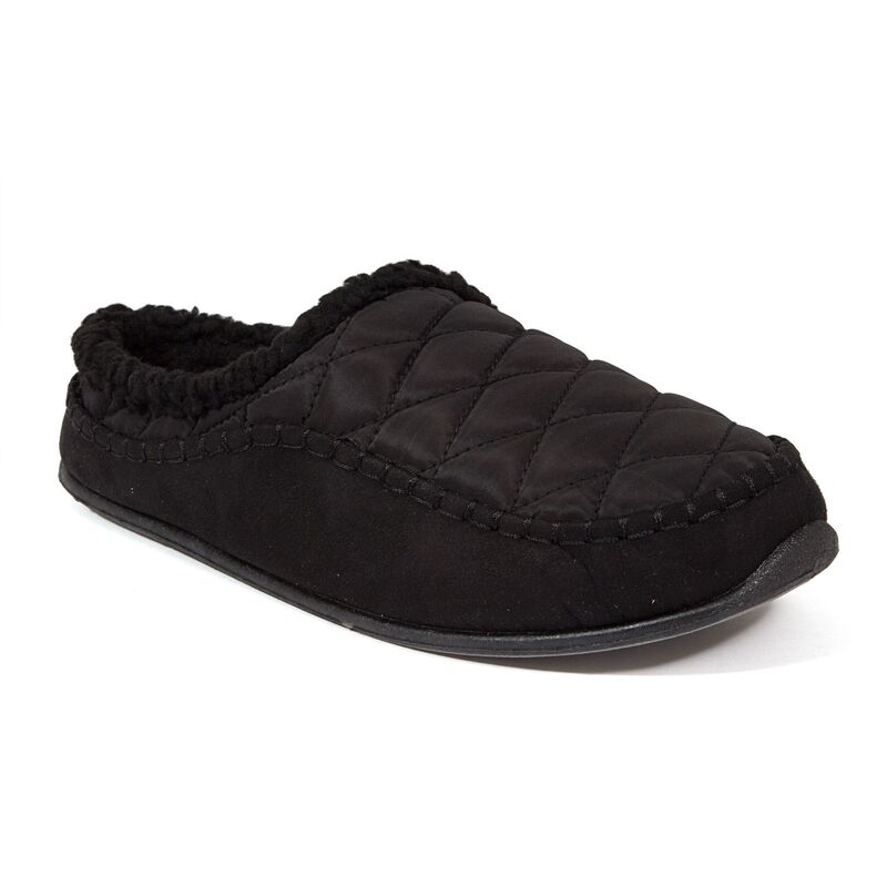 ディアースタッグス メンズ シューズ サンダル Deer Stagslipperooz Alma Men's Faux-Shearling Slippers Black ブラック