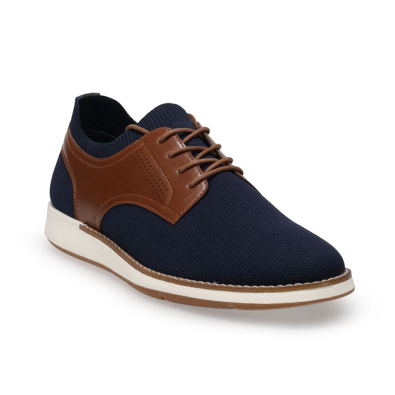 ソノマ メンズ シューズ オックスフォード ニット Sonoma Goods For Life Jaiden2 Men's Knit Shoes Navy Cognac ネイビー